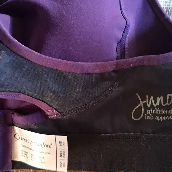 Moving Comfort Purple Sports Bra - Picture 3 of 9